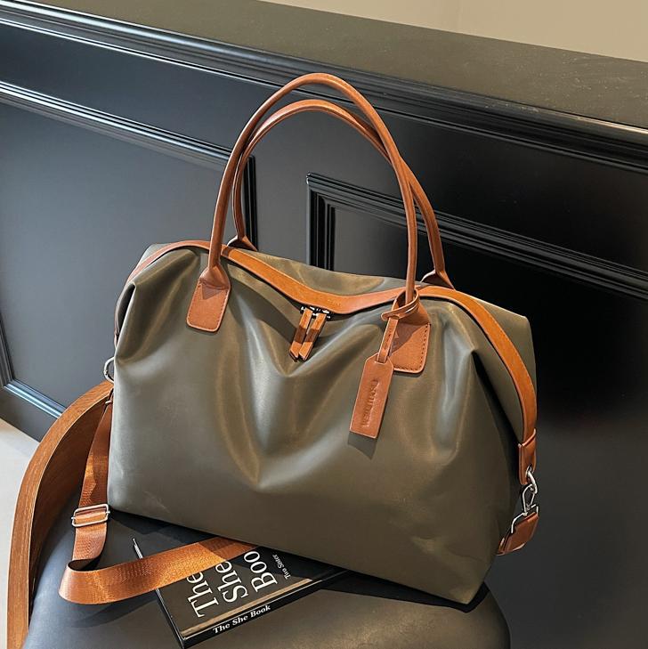 跨境牛津布防水包包女大容量2025新款手提单肩包高级感百搭托特包